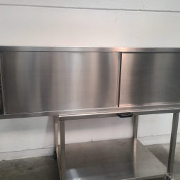 s/s steel hanging cupboard